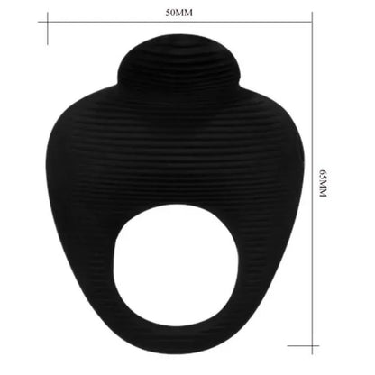 Pretty Love – Thimble Anneau Vibrateur Noir