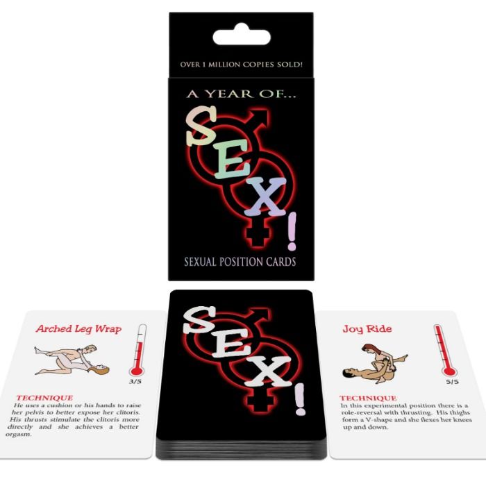 KHEPER GAMES - CARTAS DE POSICIONES SEXUALES ¡UN AÑO DE... SEXO!