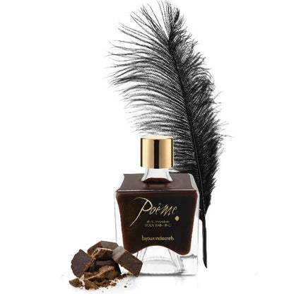 BIJOUX - POEME PEINTURE EDIBLE CHOCOLAT NOIR 50 GR