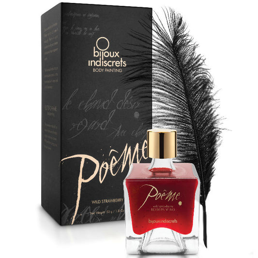 BIJOUX - POEME PEINTURE EDIBLE FRAISE DES SAUVAGES 50 GR