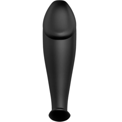 PRETTY LOVE - PLUG ANAL DE SILICONA NEGRO CON FORMA DE PENE