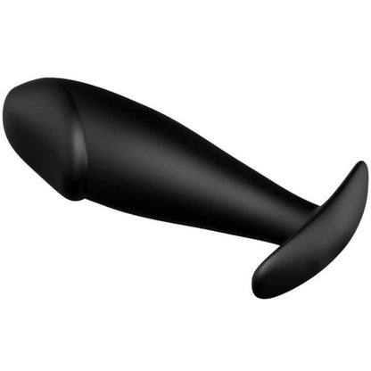 PRETTY LOVE - PLUG ANAL DE SILICONA NEGRO CON FORMA DE PENE