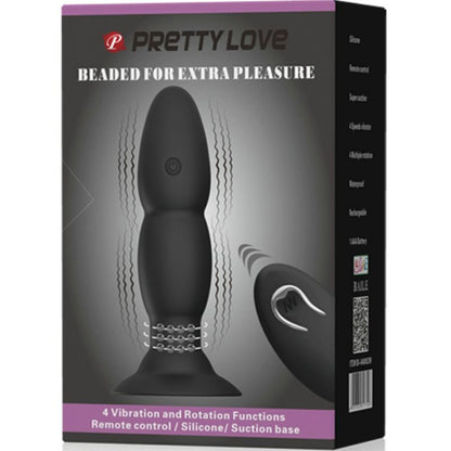 PRETTY LOVE - VIBRATEUR PLUG ET ROTATION PAR TÉLÉLÉCOMMANDE
