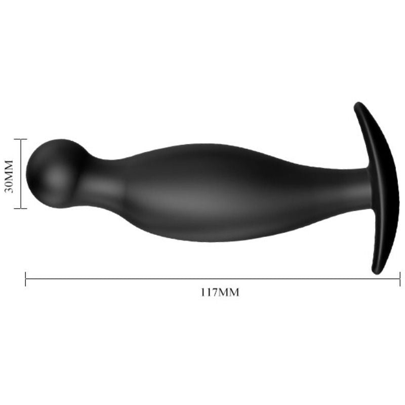 PRETTY LOVE - PLUG ANAL DE SILICONA E 11,7 CM NEGRO