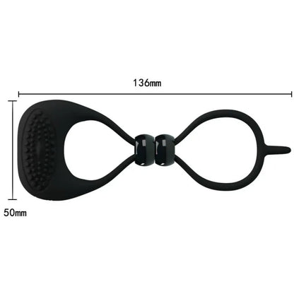 Pretty Love – Double Anneau pour Pénis et Testicules