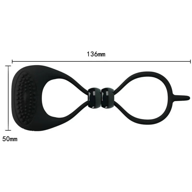 Pretty Love – Double Anneau pour Pénis et Testicules