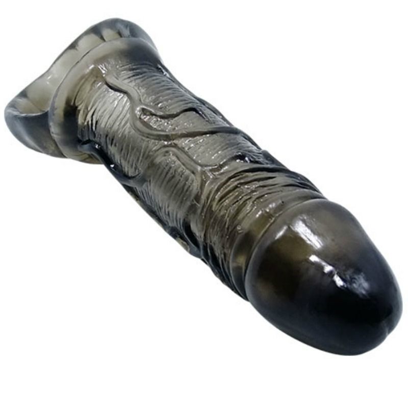 DANCE - GAINE PÉNIS DEXTENSION AVEC SANGLE POUR TESTICULES 11.5 CM