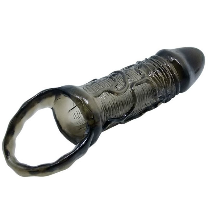 DANCE - GAINE PÉNIS DEXTENSION AVEC SANGLE POUR TESTICULES 11.5 CM