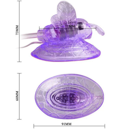 Baile – Papillon Vibrant de Stimulation Clitoris Lilas