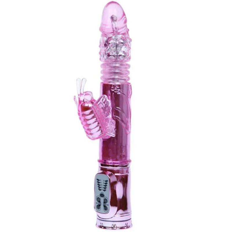 Baile – Vibrateur Rechargeable avec Stimulateur de Papillon Rotation et Throbbing