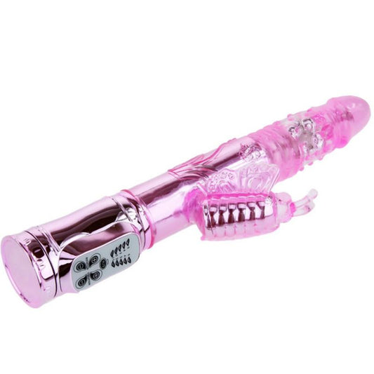 BAILE - RECHARGEABLE VIBRATOR WITH ROTATING AND THROBBING BUTTERFLY STIMULATOR