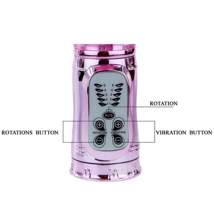 Baile – Vibrateur Rechargeable avec Stimulateur de Papillon Rotation et Throbbing