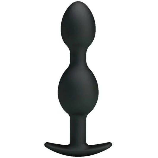 Pretty Love – Balles Anal en Silicone 12.5 cm Noires