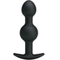 PRETTY LOVE - BOLAS ANALES DE SILICONA ESTIMULACIÓN ESPECIAL 10.3 CM NEGRO