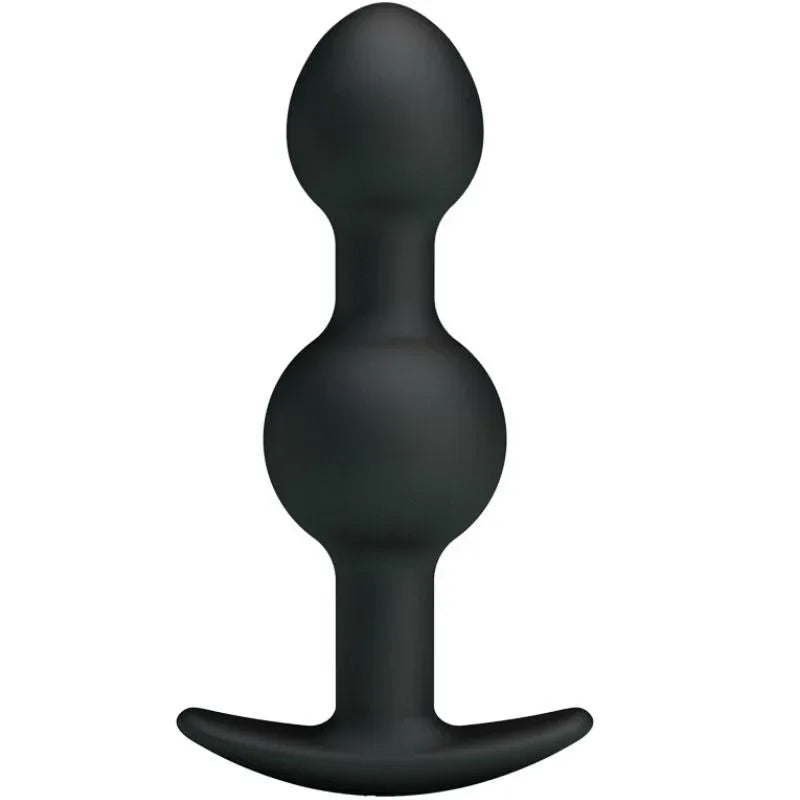 Pretty Love – Balles Anal en Silicone Spéciale Stimulation 10.3 cm Noires