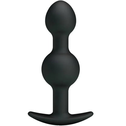 Pretty Love – Balles Anal en Silicone Spéciale Stimulation 10.3 cm Noires