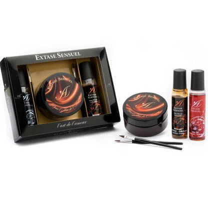 Extase Sensual – Kit Coffre en Chocolat Aphrodisiaque