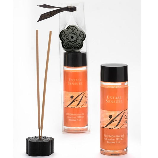 SENSUAL EXTASE - HUILE DE MASSAGE EFFET THERMIQUE AUX PHÉROMONES DE FRUITS DE LA PASSION 100 ML
