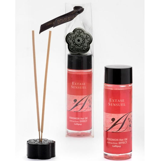 EXTASE SENSUAL - THERMAL EFFECT MASSAGE OIL WITH PHEROMONES PIRULET 100 ML