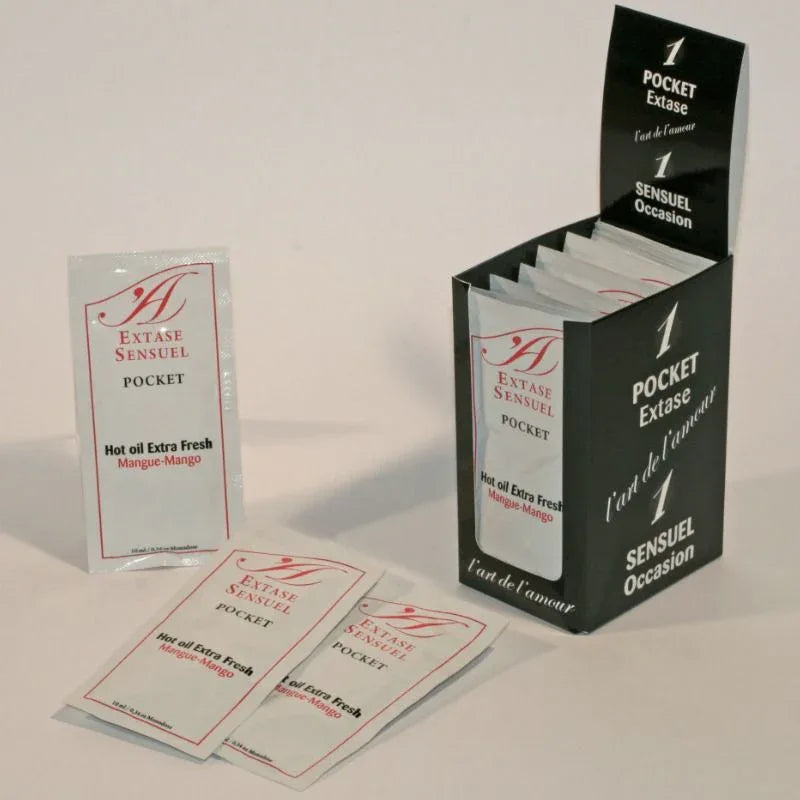 Extase Sensual – Huile Stimulante de Mangue 10 ml – Stimulation Immédiate & Plaisir Extrême