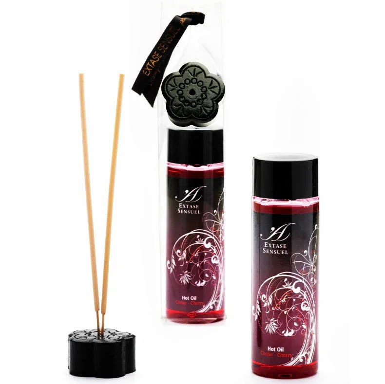 Extase Sensual – Huile de Cerise Stimulante 100 ml – Stimulation Immédiate & Plaisir Extrême