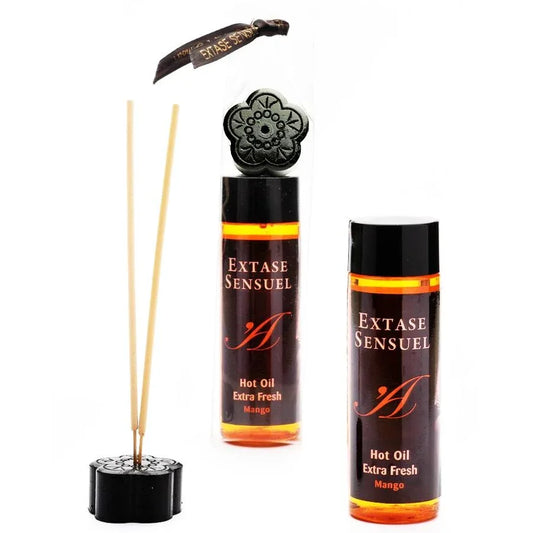 Extase Sensual – Huile Stimulante de Mangue 100 ml – Stimulation Immédiate & Plaisir Extrême