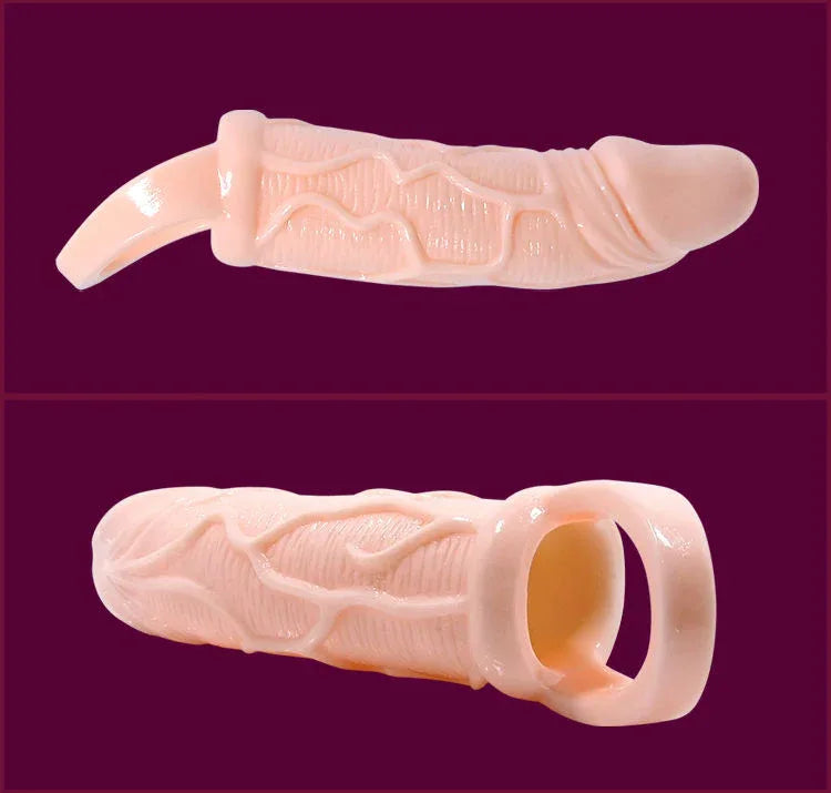 Baile Gaine Dextension de Pénis avec Vibration et Sangle pour Testicules 13.5 cm