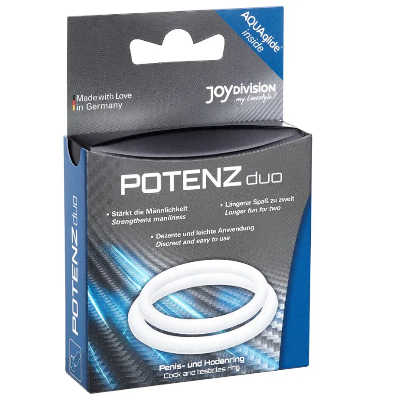 Joydivision Potenzduo – Bagues Blanc – M