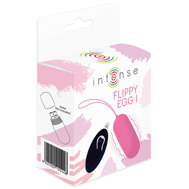 INTENSE - HUEVO VIBRADOR FLIPPY I CON CONTROL REMOTO ROSA