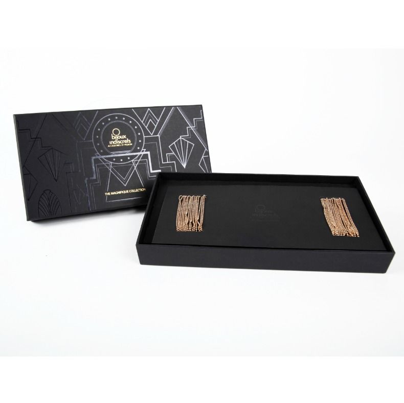 JOYERÍA - MAGNÍFICAS JOYAS DE CADENA DE METAL DORADO PARA TALLA