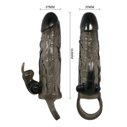 Baile – Couvre Pénis Brave Man avec Lapin Noir 16.5 cm
