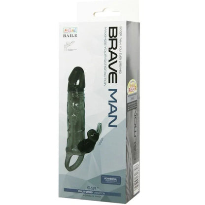 Baile – Couvre Pénis Brave Man avec Lapin Noir 16.5 cm