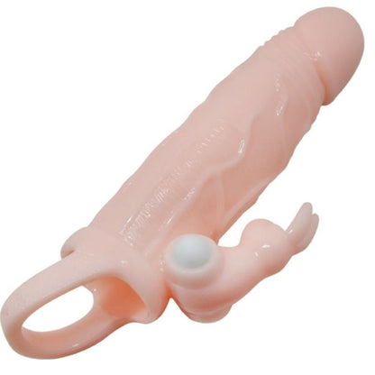 BAILE - FUNDA PARA PENE BRAVE MAN CON RABBIT FLESH Y DOBLE MOTOR 16,5 CM