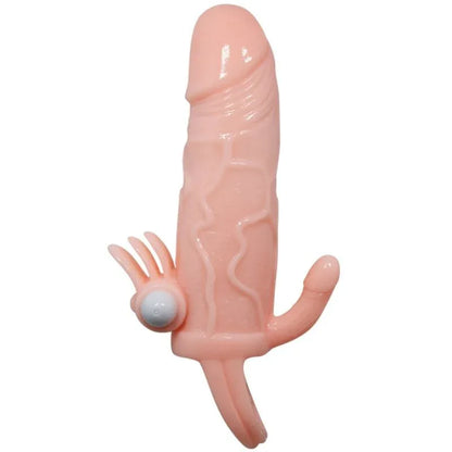 Baile – Couvre Pénis Brave Man avec Chair de Stimulation Clit et Anal 16.5 cm