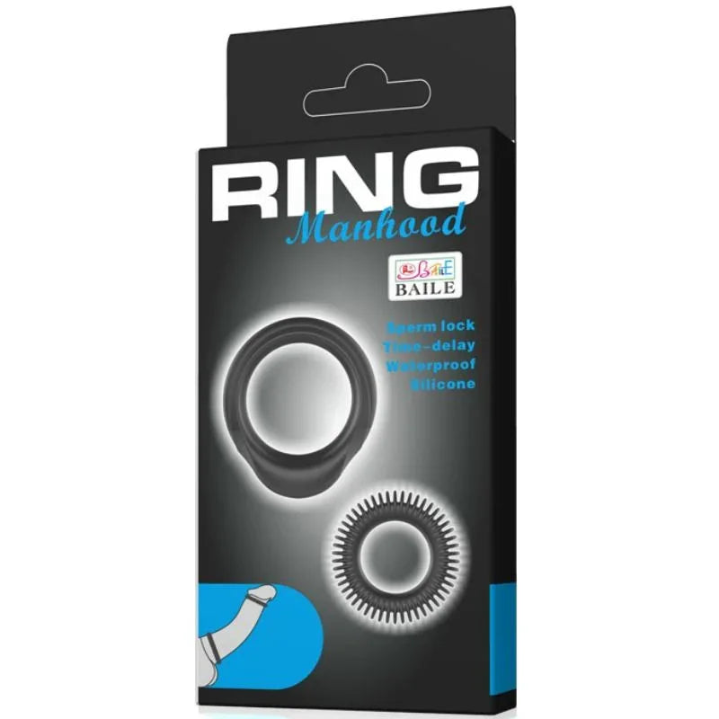 Baile – Kit 2 Anneaux Silicone Anneau Virilit?