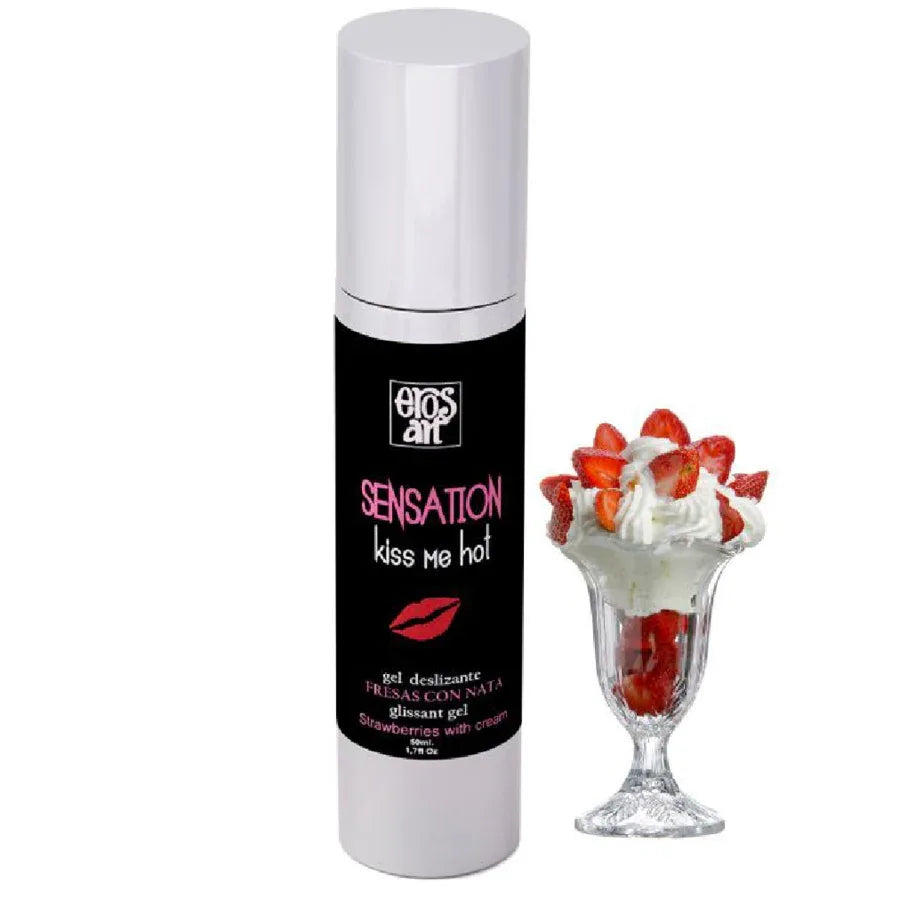 Eros Art – Sensattion Lubrifiant Naturel Fraises la Crème 50 ml