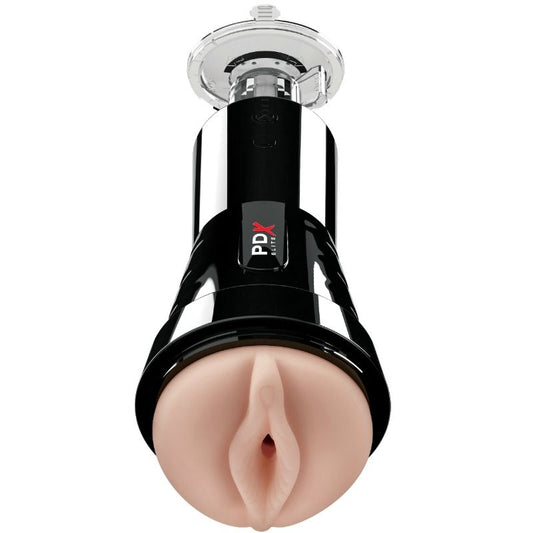 PDX ELITE - Vibrating masturbator with compression effect