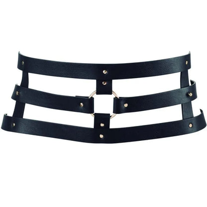 Bijoux – Indiscrets Ceinture Labyrinthe avec Bracelet Noir
