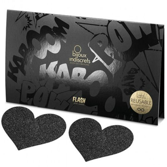 JOYERÍA - INDISCRETOS FLASH CORAZÓN NEGRO CORTES TAMELON