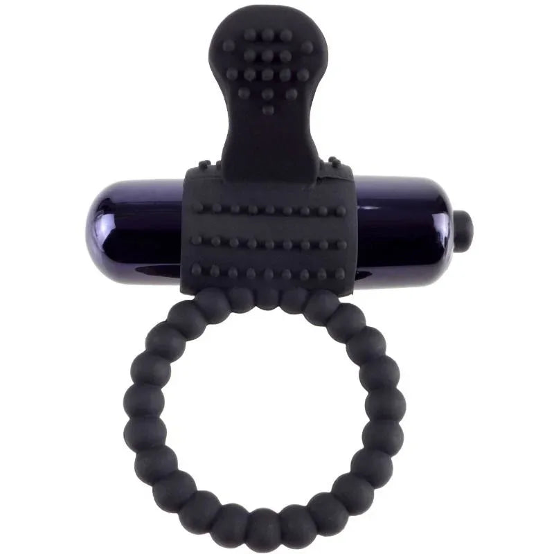 Fantasy C Ringz Anneau Vibrant en Silicone Noir Fantasy C Ring