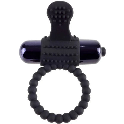 Fantasy C Ringz Anneau Vibrant en Silicone Noir Fantasy C Ring