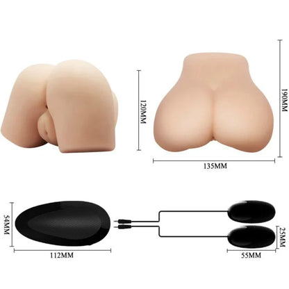 Crazy Bull – Vagin et Anus Réalistes avec Position de Vibration 4