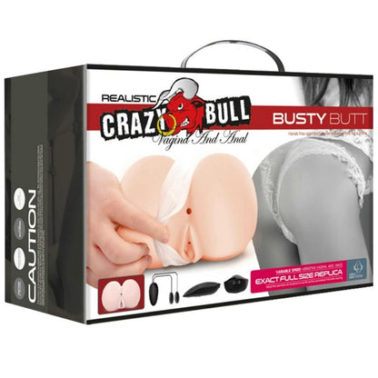 CRAZY BULL - VAGINA Y ANO REALISTAS CON VIBRACIÓN POSICIÓN 6