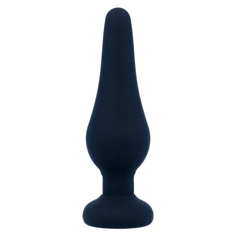 INTENSE - PIPO S PLUG ANAL DE SILICONA NEGRO 9.8 CM