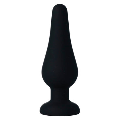 INTENSE - PIPO M PLUG ANAL DE SILICONA NEGRO 11 CM