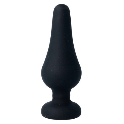 INTENSE - PIPO L PLUG ANAL DE SILICONA NEGRO 13 CM