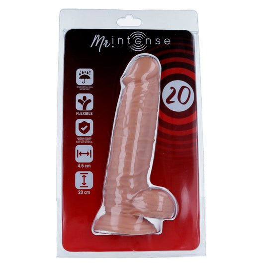 MR INTENSE - 20 PÉNIS RÉALISTE 20 CM -OR- 4.6 CM