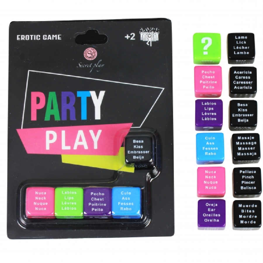 SECRETPLAY - 5 DICE PARTY PLAY GAME (ES/PT/EN/FR)