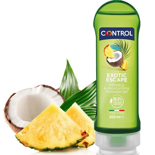 CONTROL - MASAJE 2 EN 1 Y PLACER EXÓTICO 200 ML