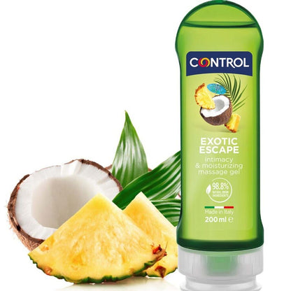 CONTROL - MASAJE 2 EN 1 Y PLACER EXÓTICO 200 ML